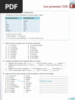 Understand COD and COI in French | PDF | Subject (Grammar) | Verb