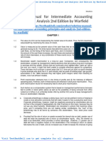 Solution Manual For Intermediate Accounting Principles and Analysis 2nd Edition by Warfield