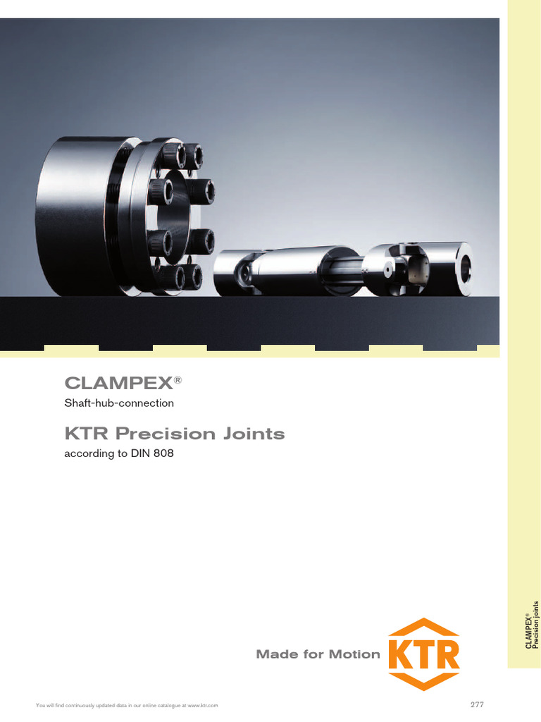 010 Clampex Wellengelenke en | PDF | Screw | Engineering Tolerance