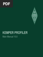 Kemper Profiler Main Manual 10.0 (English)