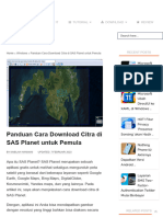 Cara Download Citra Di SAS Planet (Lengkap Dengan Gambar)