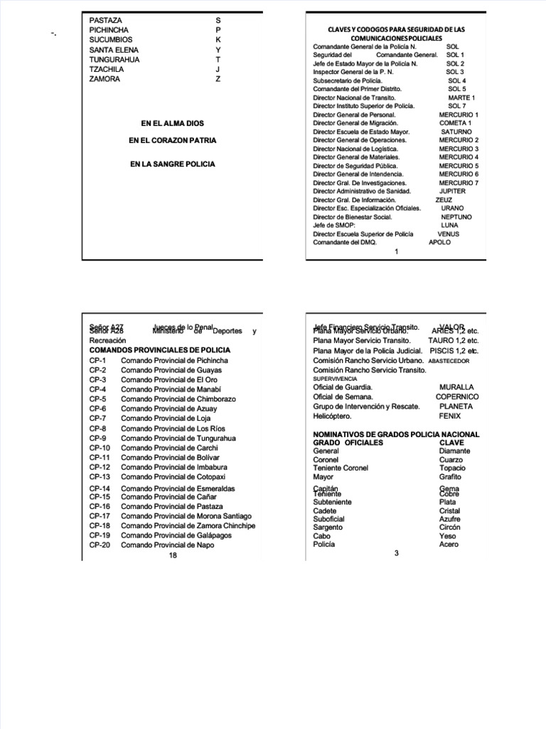 PDF Libro de Claves Policiales Copiapdf Compress PDF Policía