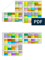 Cursos - Horario Seccion Vespertina