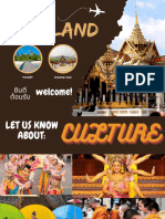 Brown Modern Explore Thailand Flyer Landscape