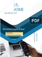 Modul Ajar Ekonomi: Keseimbangan Pasar