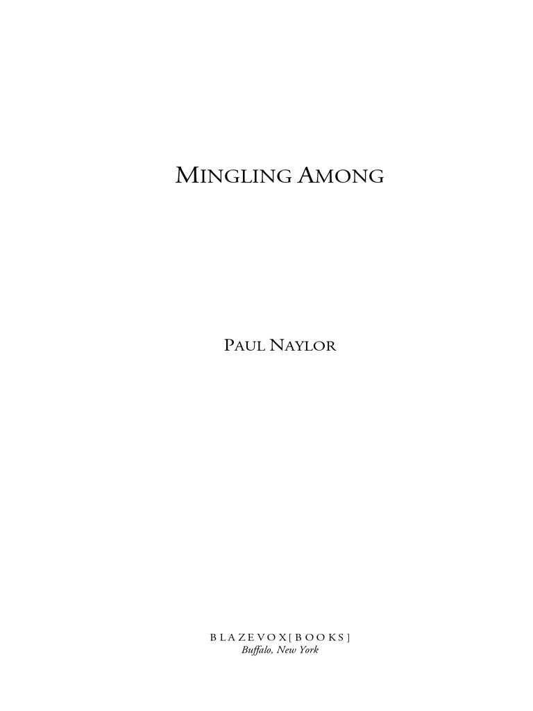 Mingling Among by Paul Naylor Book PreviewAf PDF