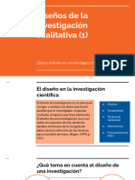 Diseños de La Investigación Cualitativa