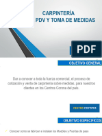 Carpintería para PDV Y Toma de Medidas