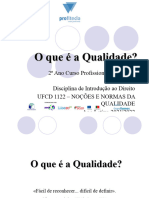 1 - O Que É A Qualidade