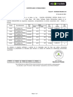 Certificado de Cotizaciones AFPModelo