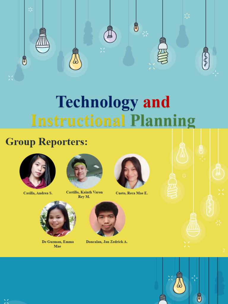 Ed 8 Technology And Instructional Planning Group 2 Pdf Educational