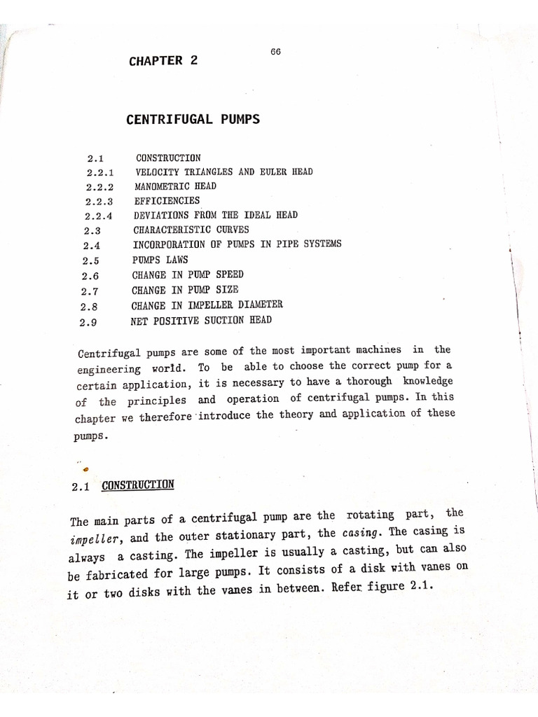 Centrifugal Pumps | PDF