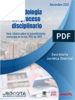 Metodología Del Proceso Disciplinario - PUBLICACIÓN