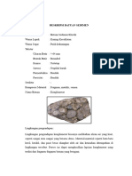 Deskripsi Batuan Sedimen Tugas