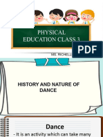 Pe 3 History of Dance