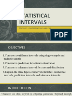 Statistics Interval