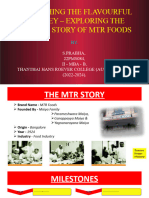Unleashing The Flavorful Journey - Exploring The Success Story of MTR Foods