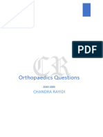 Orthopaedics Questions