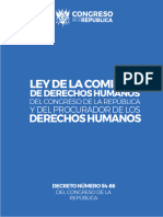 8f6ec Ley de La Comision de Derechos Humanos Del Congreso de La Republica y Procurador DDHH