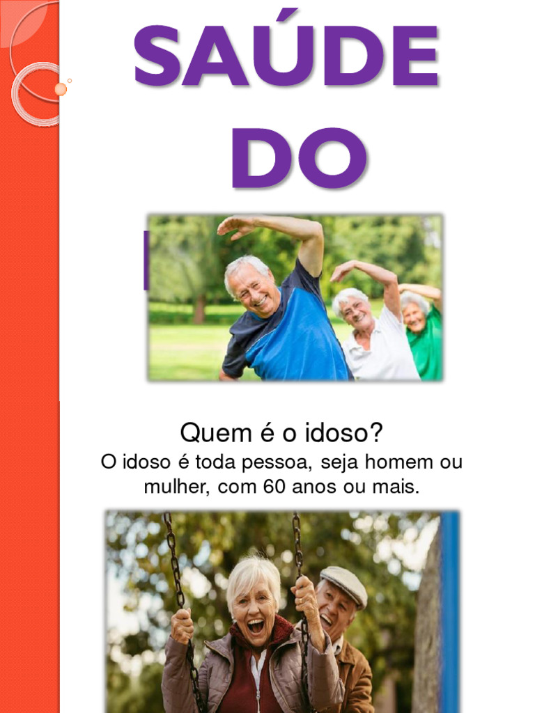 Saúde Do Idoso Pdf Pdf Terceira Idade Envelhecimento