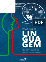 Livro Práticas de Linguagem Nas Áreas de Ensino, Pesquisa e Extensão Nos Institutos Federais