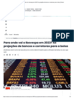 Para Onde Vai o Ibovespa em 2023 - As Projeções de Bancos e Corretoras para A Bolsa - Exame