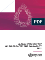 Global Status Report On Blood Safety and Availability 2021