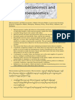 Microeconomics and Macroeconomics Notes by Pyae Phyo Tun