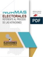 Normas Electorales Referentes Al Proceso Electoral 2023