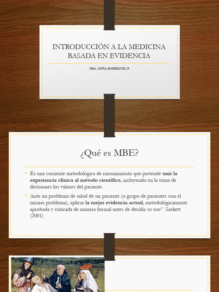 Introducción A La Medicina Basada en Evidencia | PDF | Evidencia basada ...