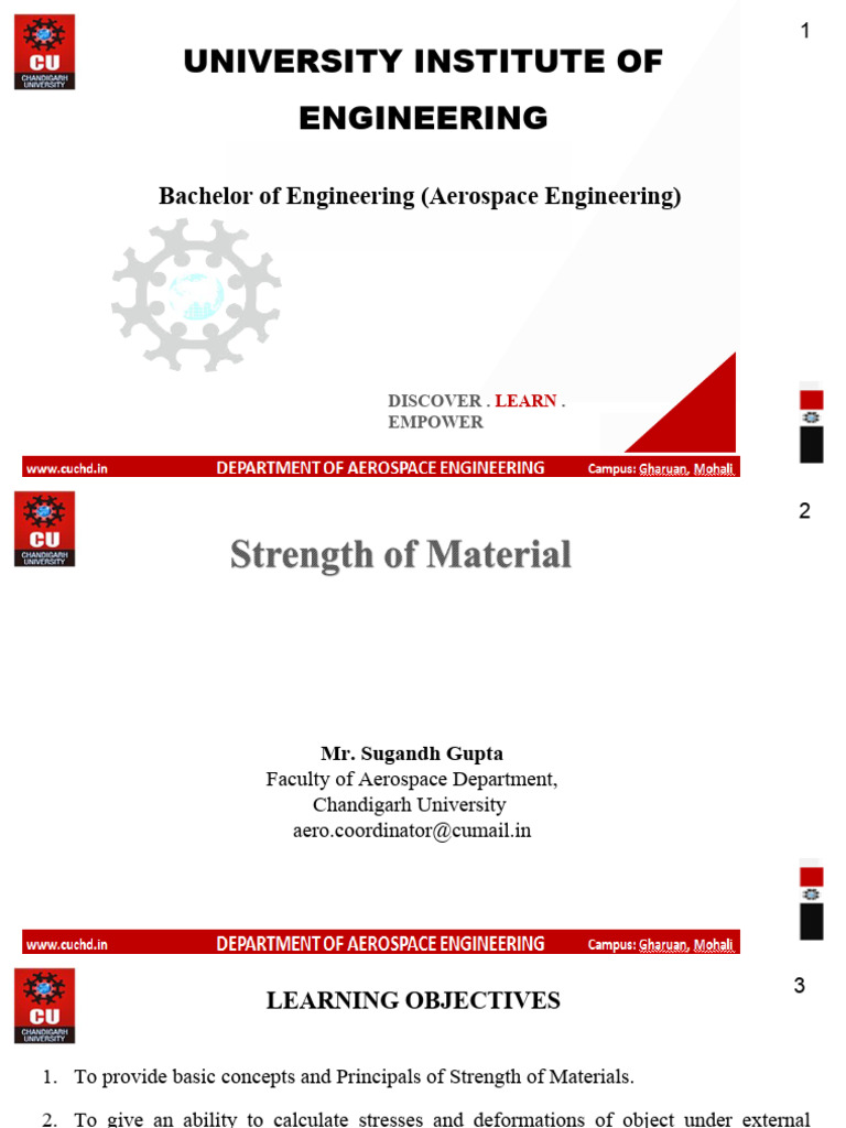 Stress and Strain in Materials | PDF | Young's Modulus | Stress (Mechanics)