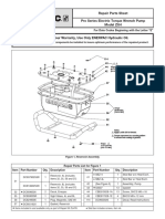 Repair Parts Sheet Pro Series Electric Torque Wrench Pump Model ZU4