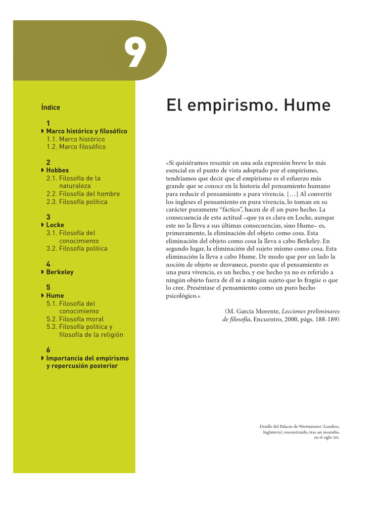 Unidad 9 - El Empirismo - Hume | PDF | David Hume | Empirismo
