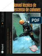 Manual Técnico de Descenso de Cañones. 2009