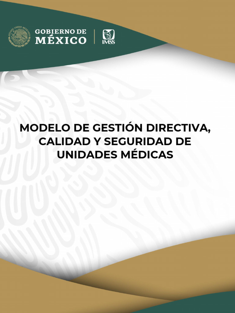 Guía Modelo de Gestión Calidad y Seguridad | PDF | Planificación | La ...