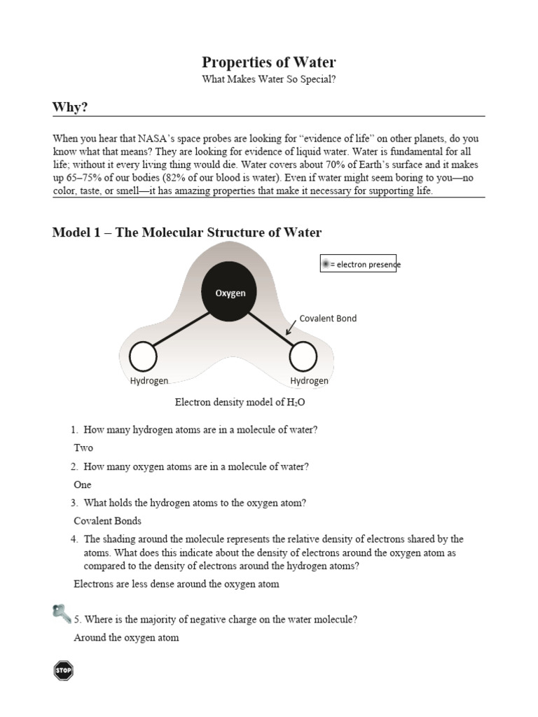 5-properties-of-water-s-pdf-molecules-chemical-bond