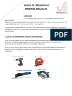 Agosto - Capacitacion Manejo de Herramientas Manuales Electricas