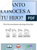 Cuanto Conoces A Tu Hijo