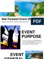 Bali Farewell Event 2024