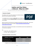 Pearson Edexcel - Information Sheet - MJ 2023
