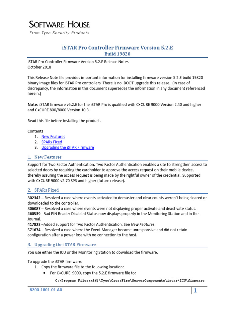 iSTAR Pro FW v5 2 E RN 8200 1801 01 A0 en | PDF | Trademark ...