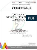 Cuadernillo Química y Conservación de Los Alimentos