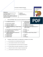 Evaluación Formativa Familia Guacatela