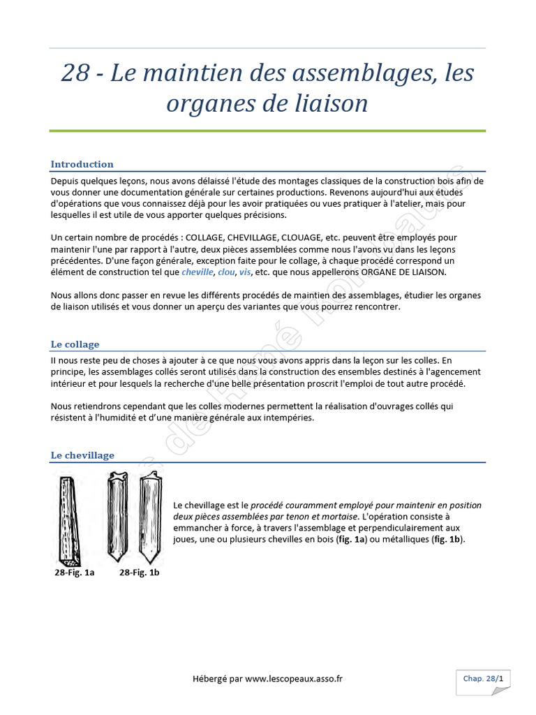 Rombauts 28 | PDF | Vis de fixation | Bois (matériau de construction)