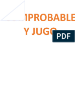 Cuaderno No Comprobable y Comprobable Jugo