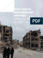 NCD Care Humanitarian Settings Civil Society