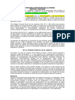 Incorporación o Recepción de La Prueba Peritos y Testigos