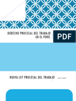 Derecho Procesal Del Trabajo en El Perú