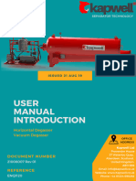 Horizontal Vacuum Degasser Manual