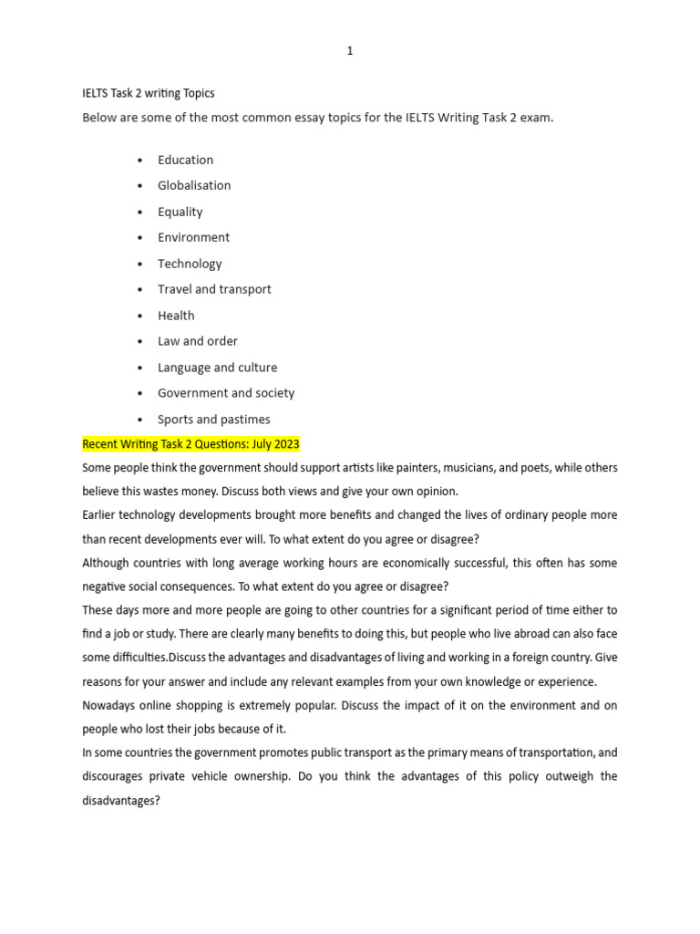 Most Repeated IELTS Essay in Writing Task 2 - Family History 